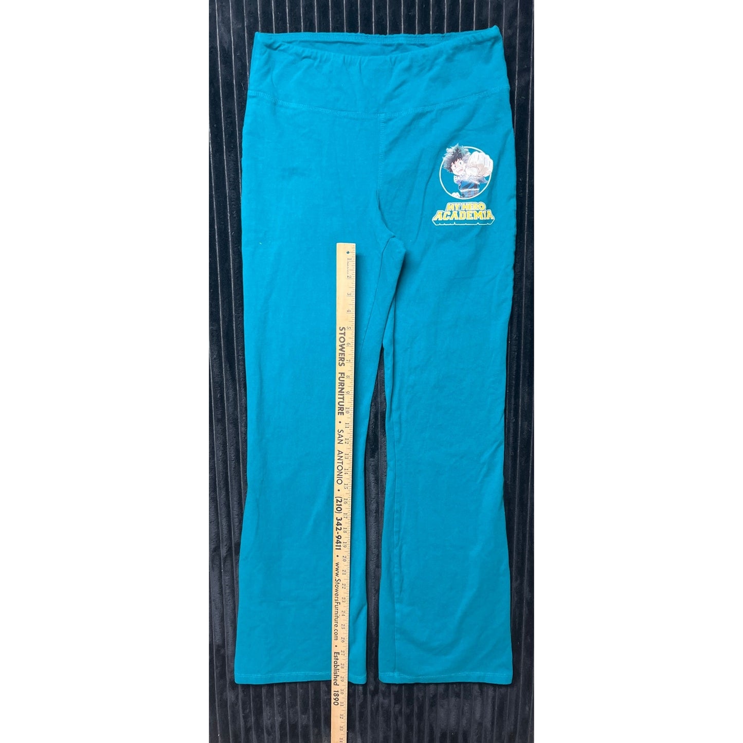 My Hero Academia Green Legging-Style Flare Pants Size XS Superhero Inspired