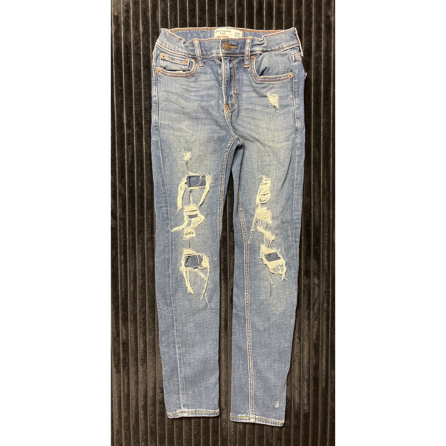 Abercrombie Kids Super Skinny Distressed Jeans - Size 11/12 - Girls