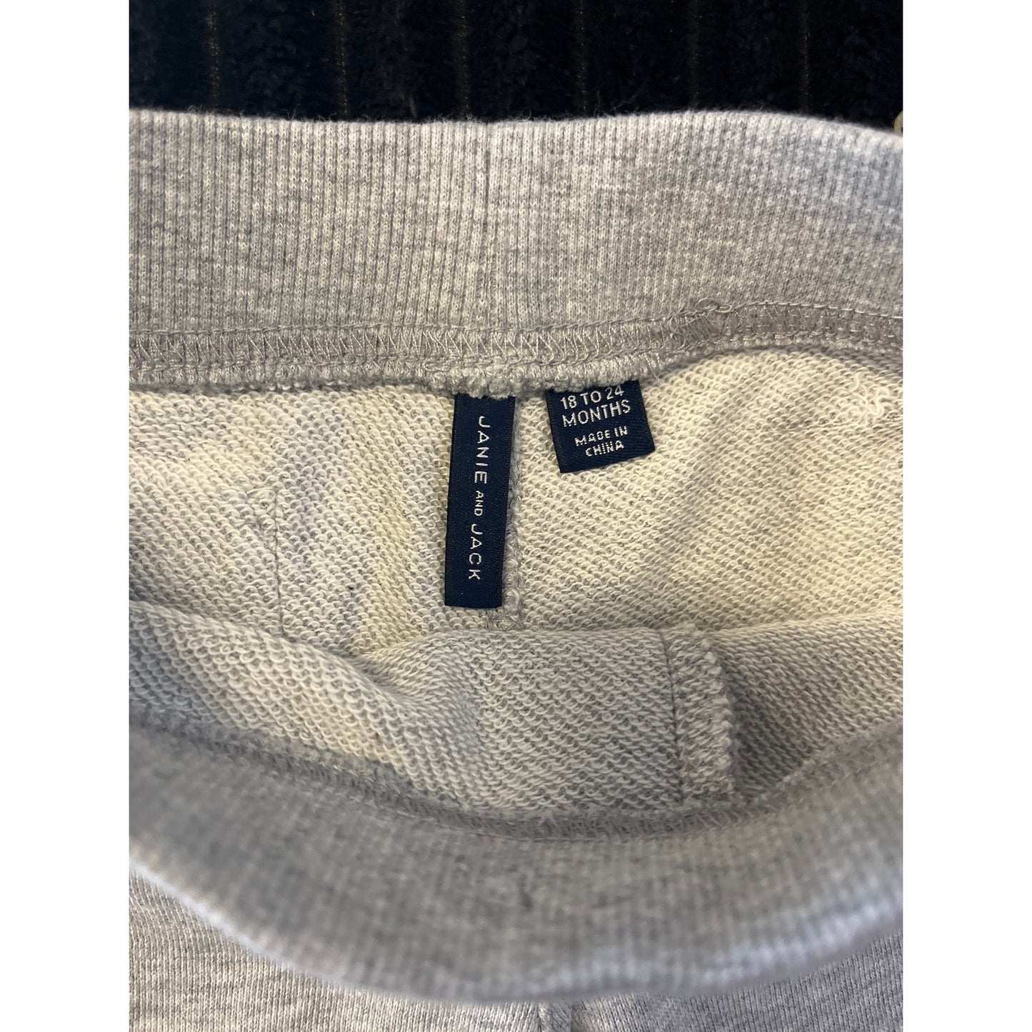 Janie and Jack Baby Boy Gray Drawstring Athletic Shorts 18-24M NWOT