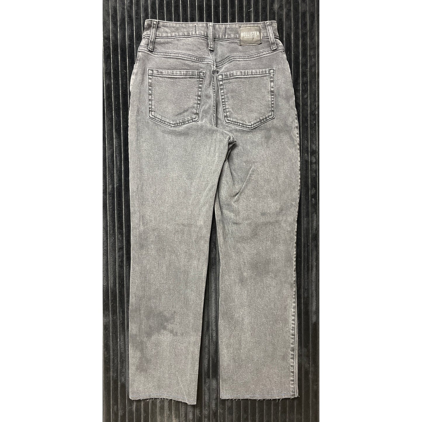 Hollister Women's Charcoal Grey Ultra High Rise Dad Jeans Size 2R W26R