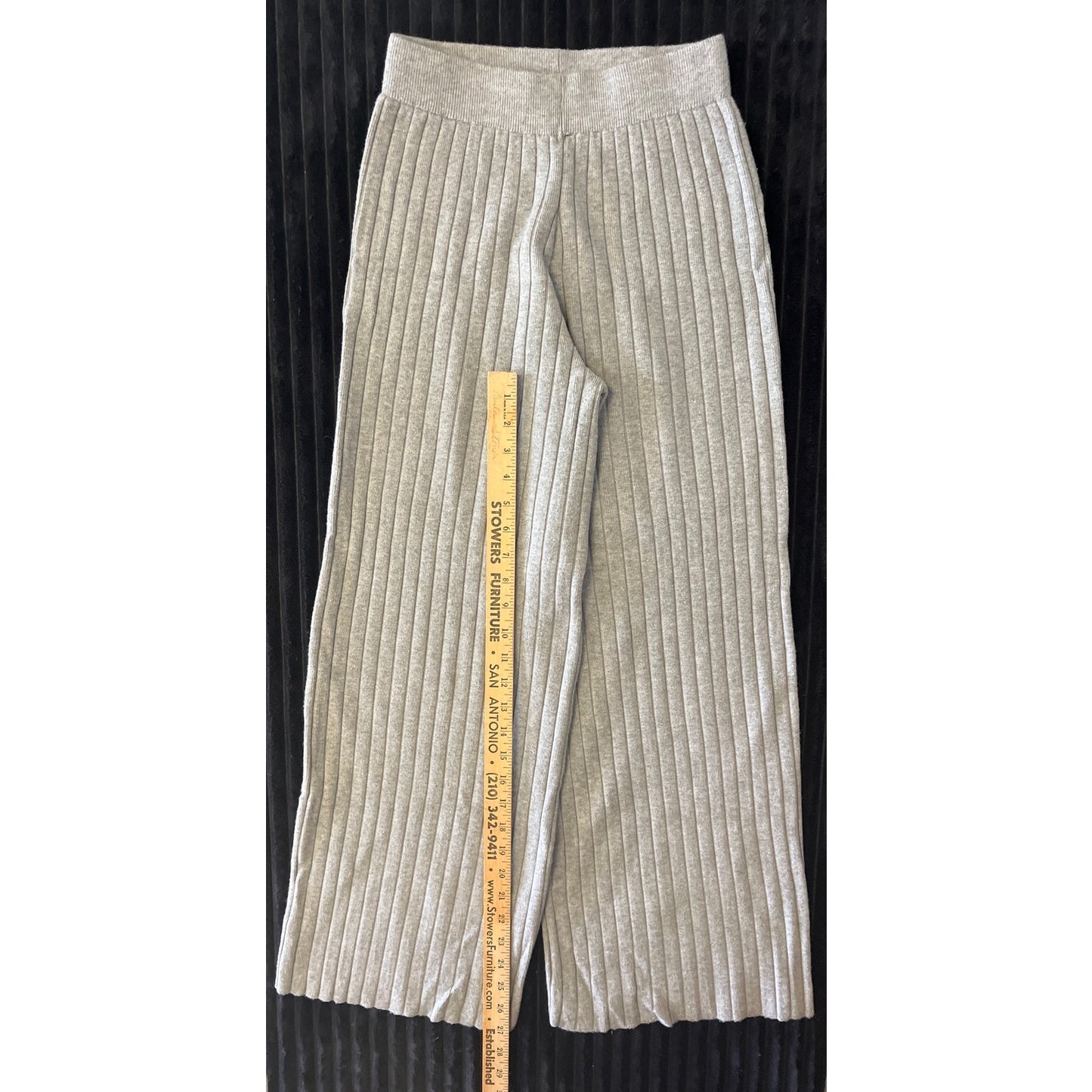 Sincerely Jules Beige Sweater Pant Set Wide Leg Size Medium