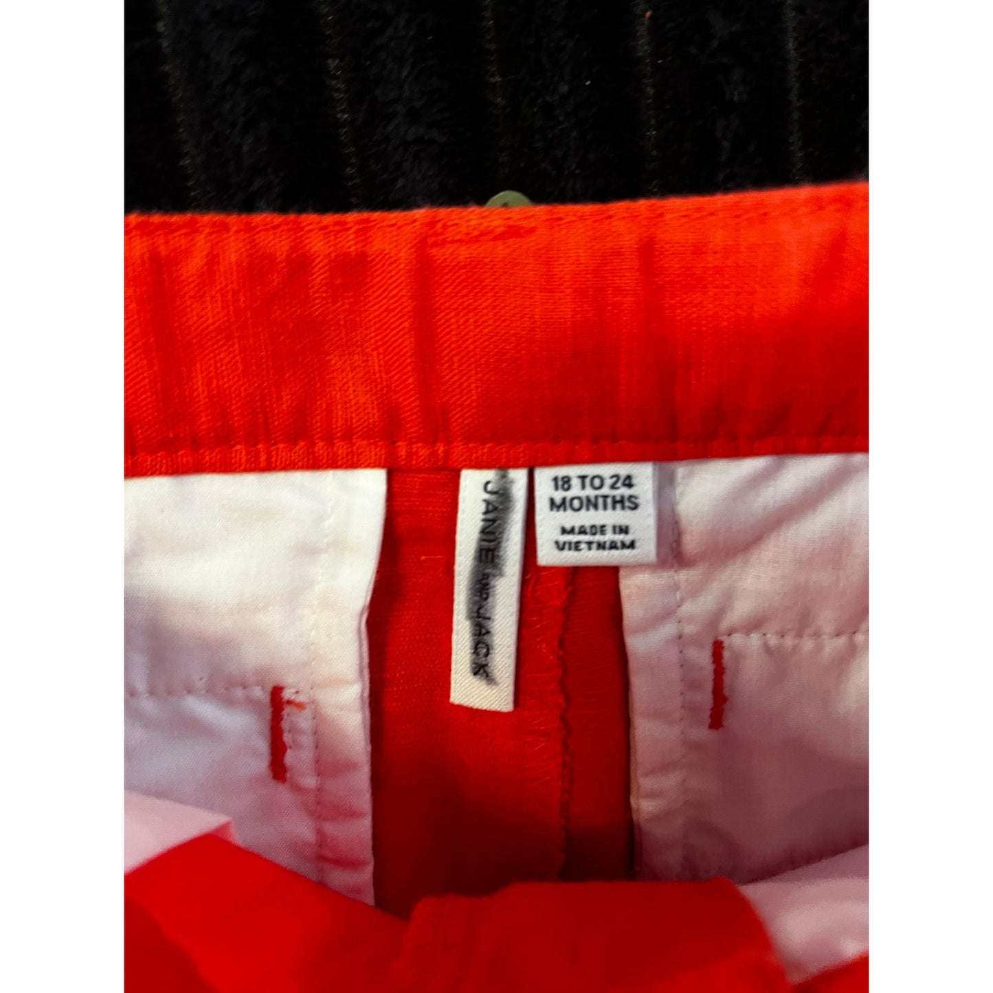 Janie and Jack Baby Boy Orange Dress Shorts Size 18-24M Classic Summer Shorts