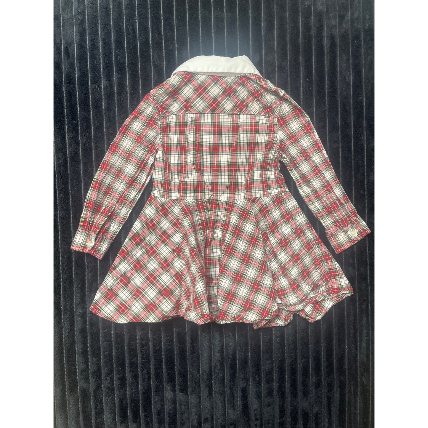 Ralph Lauren Baby Girl Plaid Dress Size 12M