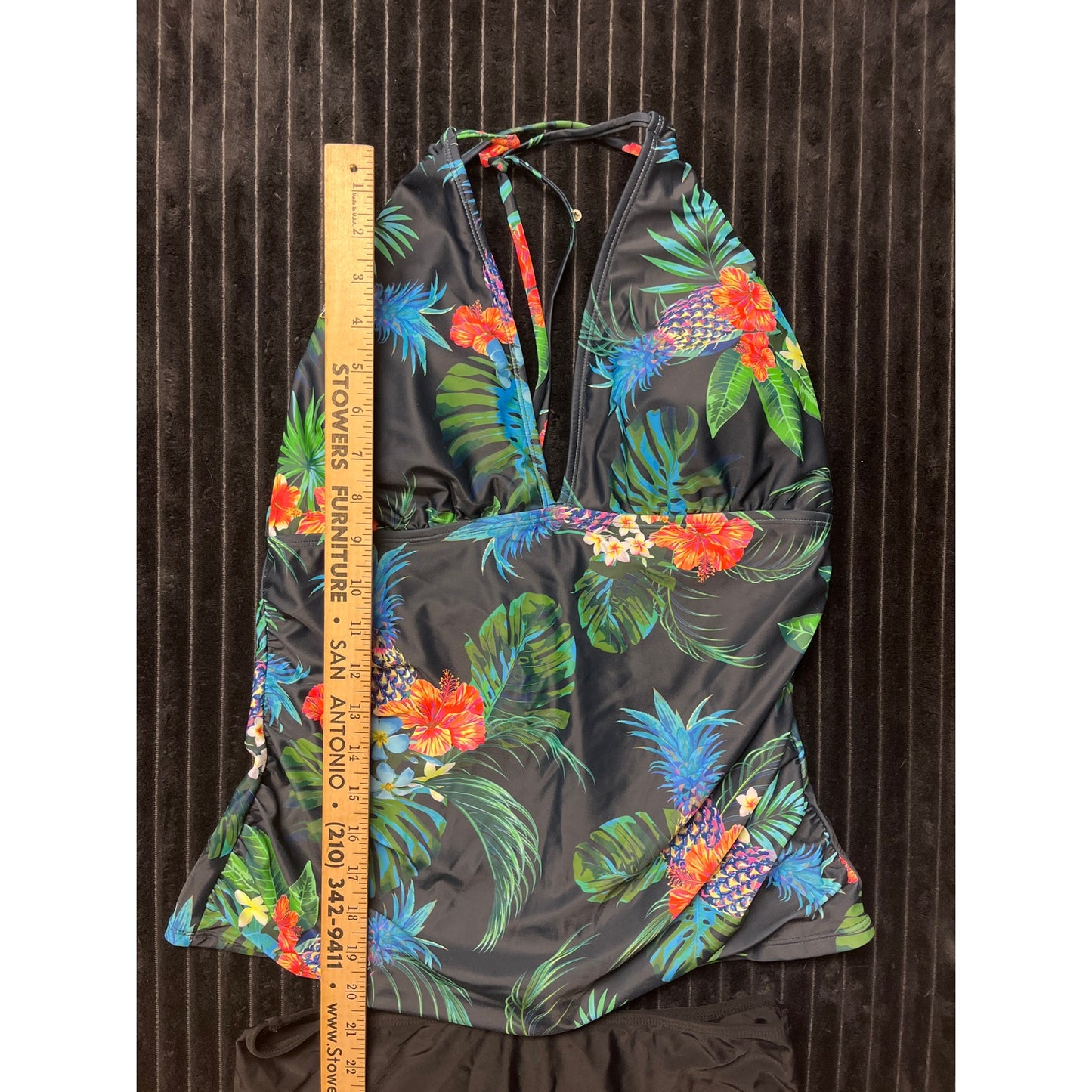 Shein Women's Tankini Two-Piece Swimsuit Floral Swim Set Size Large