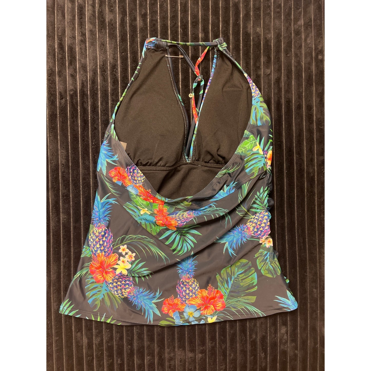 Shein Women's Tankini Two-Piece Swimsuit Floral Swim Set Size Large