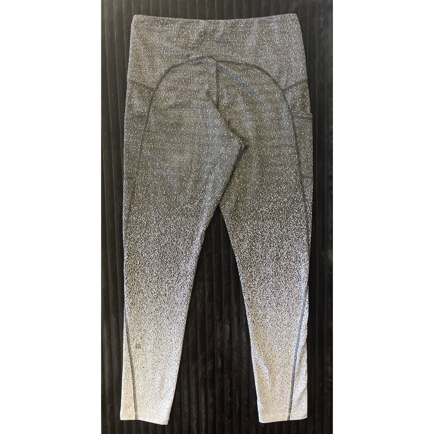 C9 by Champion Black Athletic Leggings with White Ombre Dots Large Side Pockets