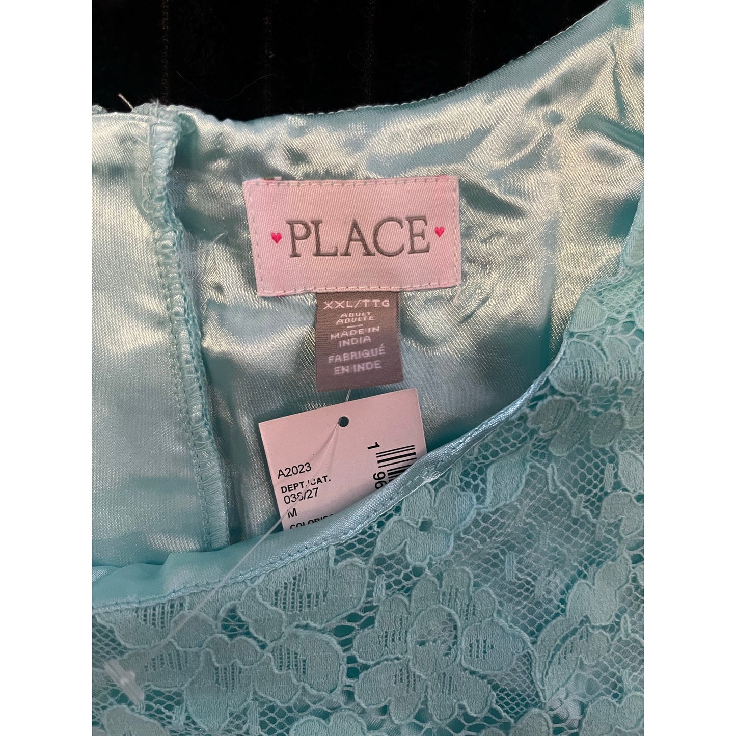 NWOT TEAL LACE MOMMY AND ME PLACE DRESS XXL