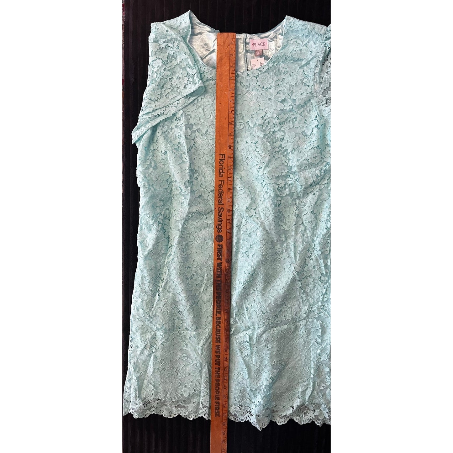 NWOT TEAL LACE MOMMY AND ME PLACE DRESS XXL