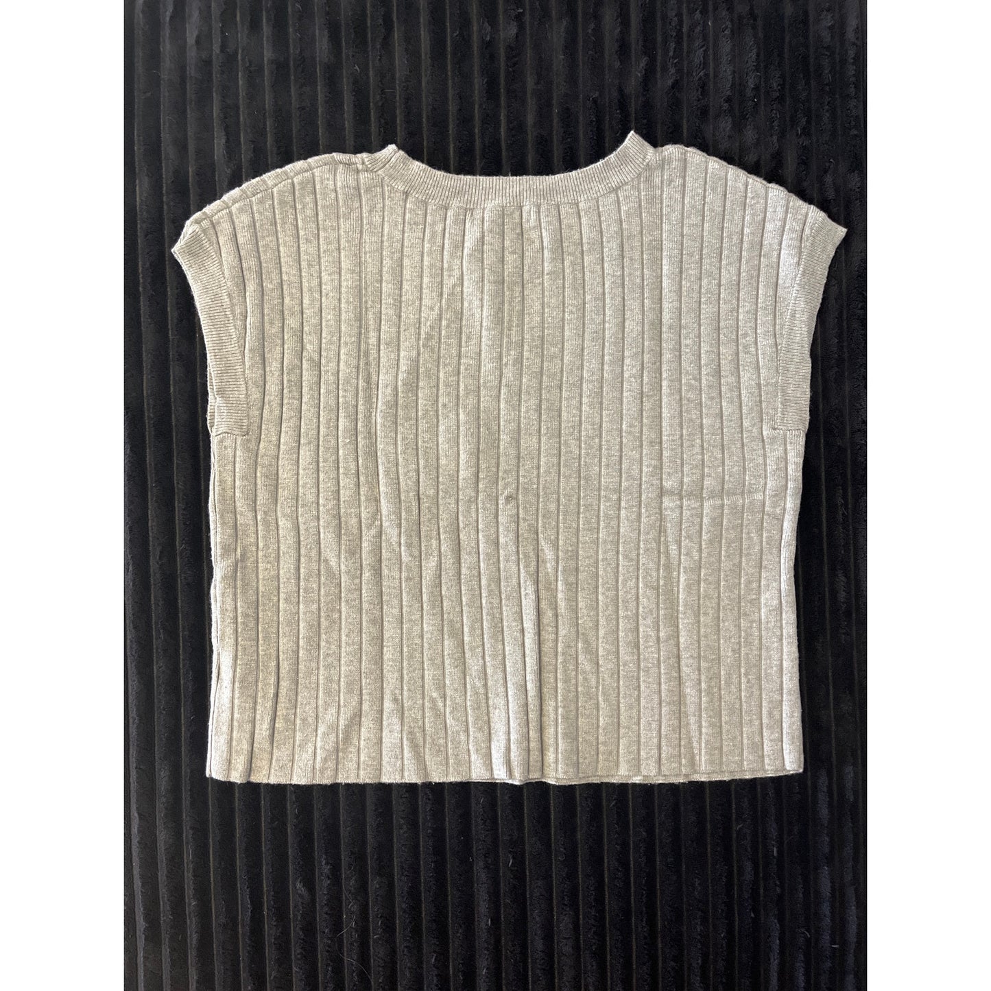 Sincerely Jules Beige Sweater Pant Set Wide Leg Size Medium