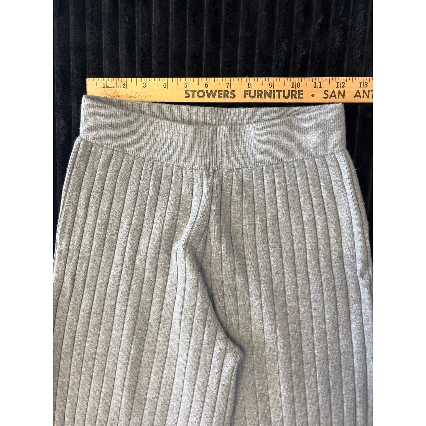 Sincerely Jules Beige Sweater Pant Set Wide Leg Size Medium