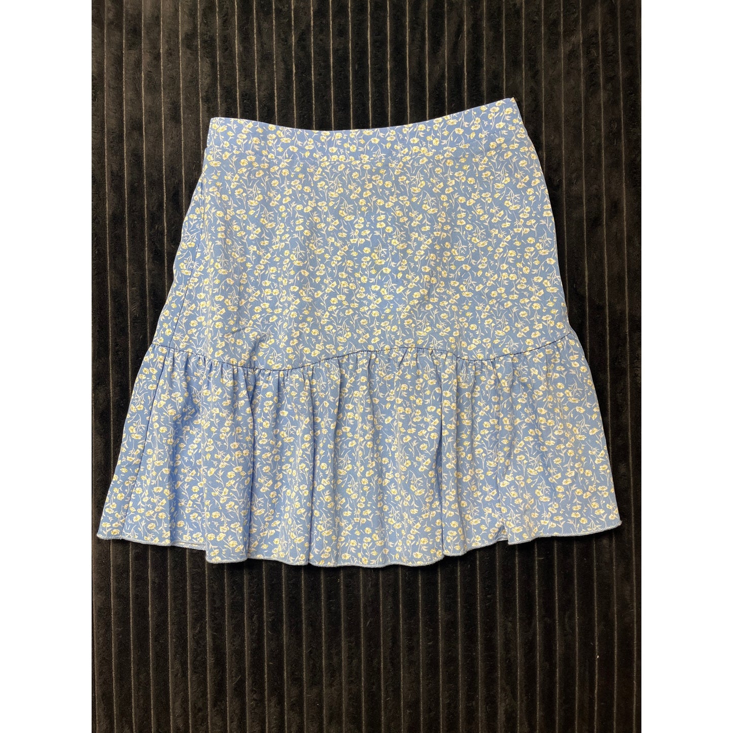 Shein Women’s Blue Floral Mini Skirt Size Small Summer Trendy
