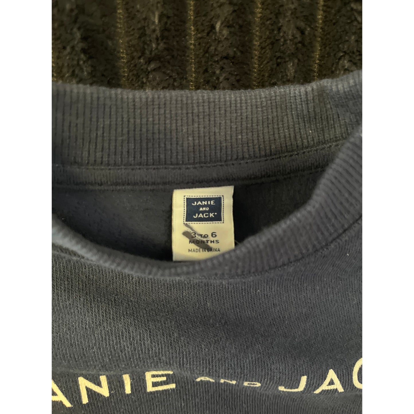 Janie and Jack Baby Boy Navy/Blue Pull-Over Sweater 3-6M NWOT