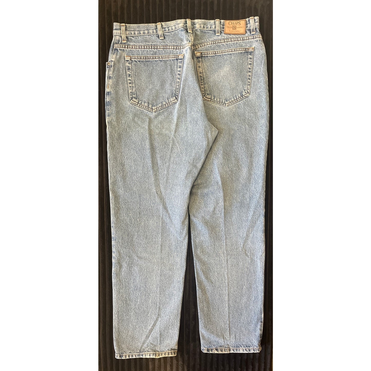 "Vintage Ralph Lauren Chaps Men’s Jeans Size 38x32 Medium Wash Blue Denim"