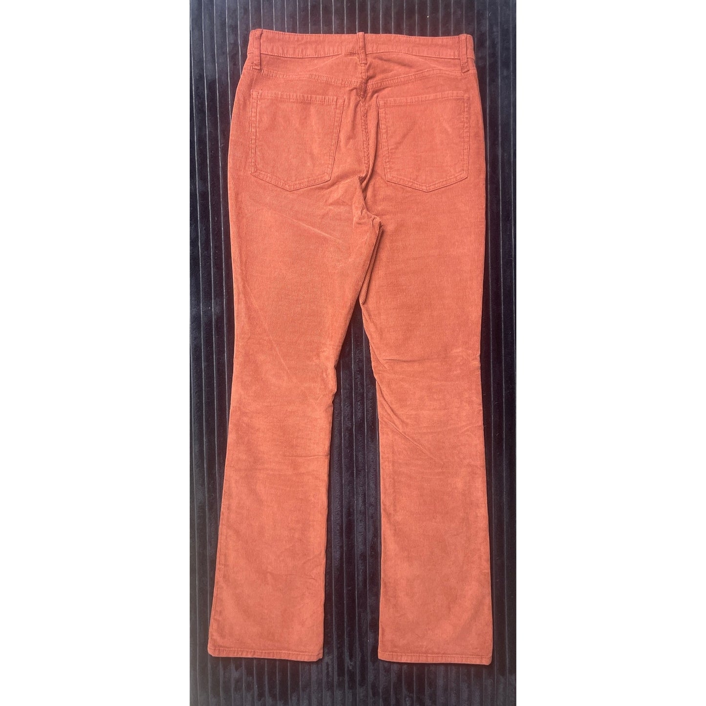 Old Navy Women's Extra High Rise Kicker Boot Corduroy Pants Sz 6 Mocha Brown
