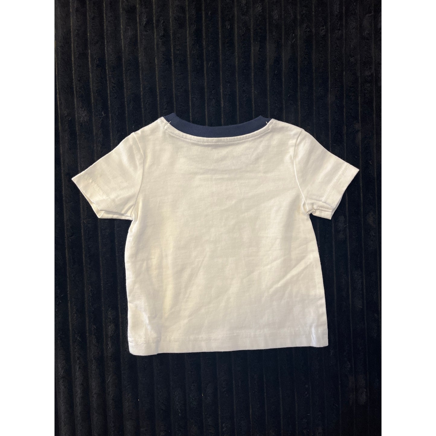 Janie and Jack Baby Boy White Nautical Pull-Over Graphic T-Shirt 3-6M NWOT