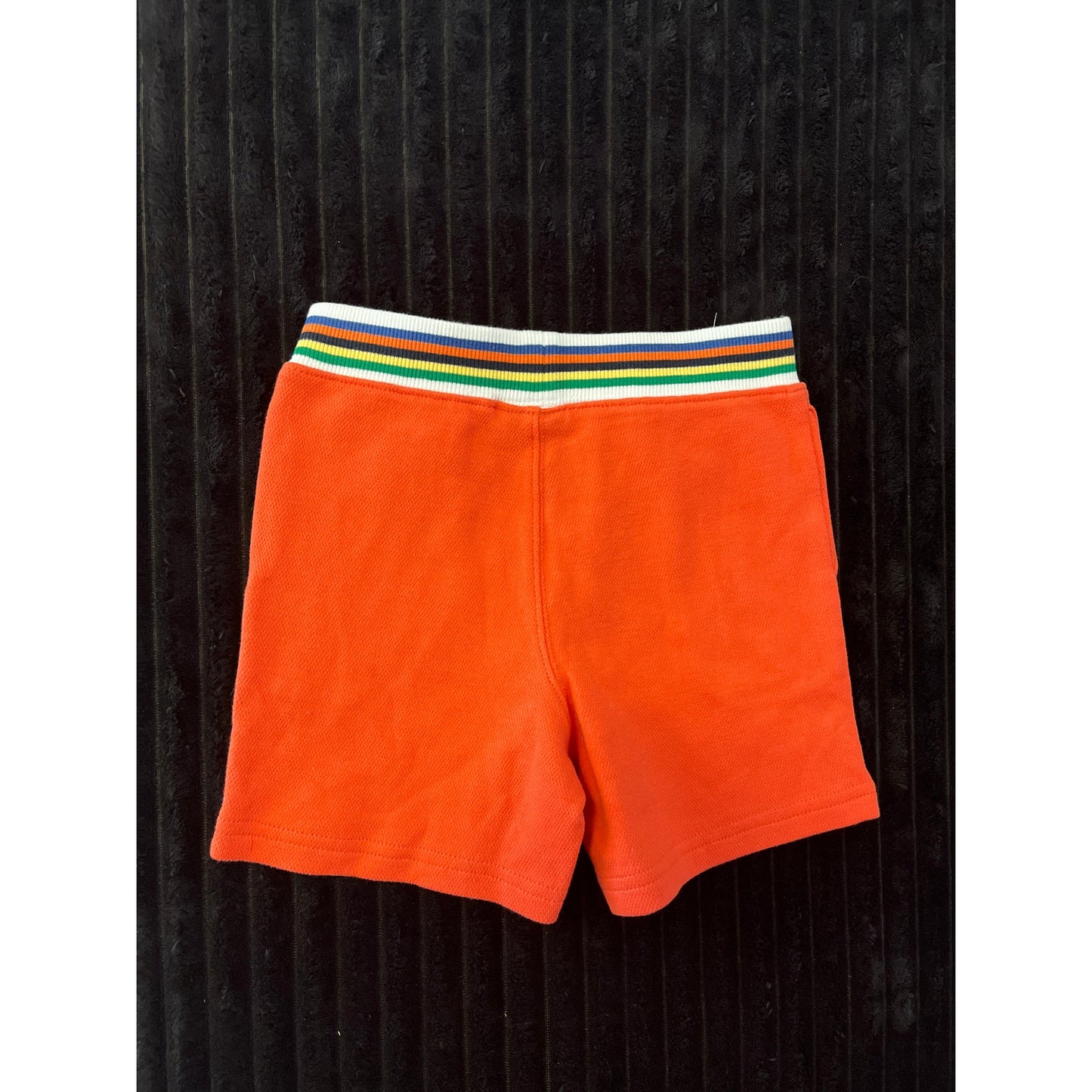 Janie and Jack Baby Boy Orange Drawstring Shorts 18-24M NWOT Athletic Style