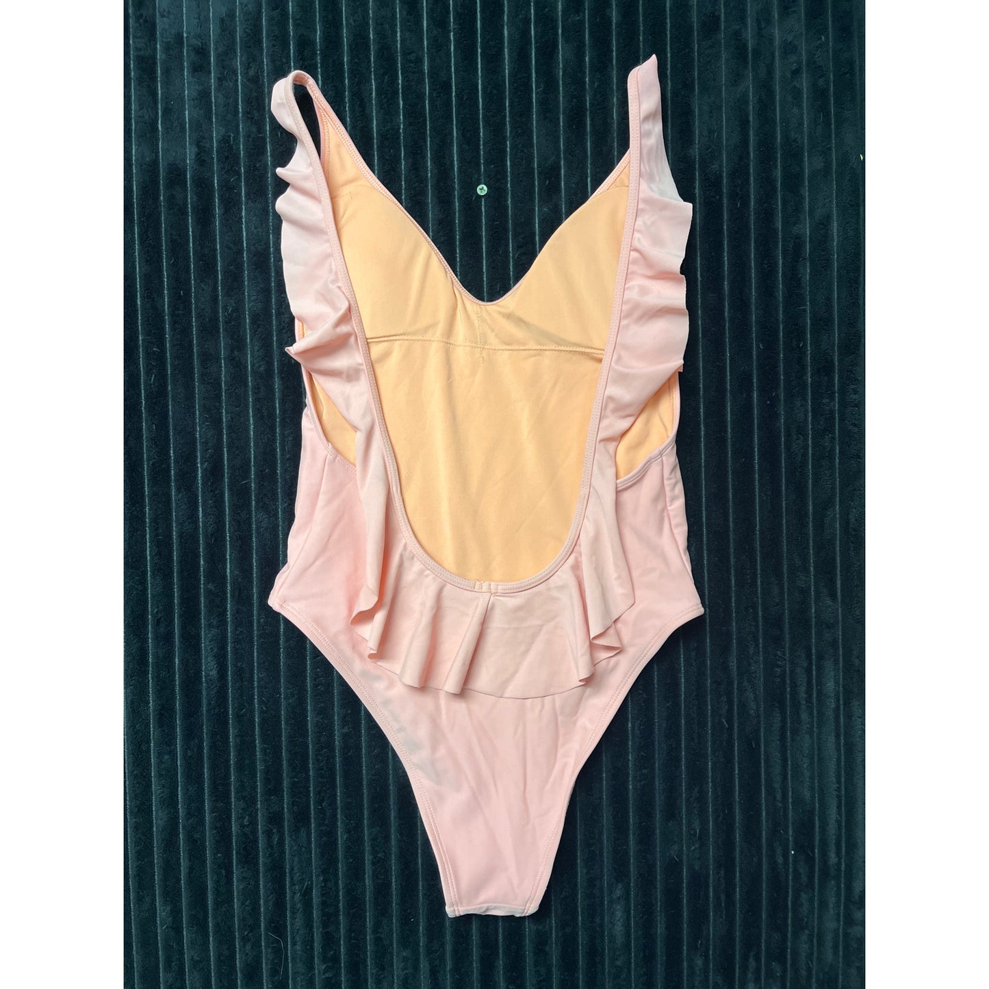 Aerie Women's One-Piece Swimsuit Size Small Pale Pink Swimwear Bathing Suit