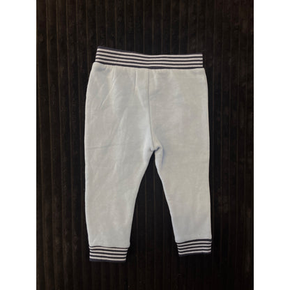Janie and Jack Baby Boy Light Blue Drawstring Striped Jogger 18-24M NWOT