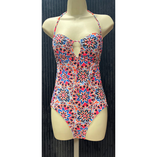 Old Navy Women's One-Piece Swimsuit Multicolor Mandala Print Size Small Beachwear