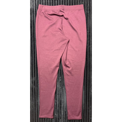 Hannah Women's Legging/Pants Size Medium Deep Burgundy Pull-On Skinnyleg