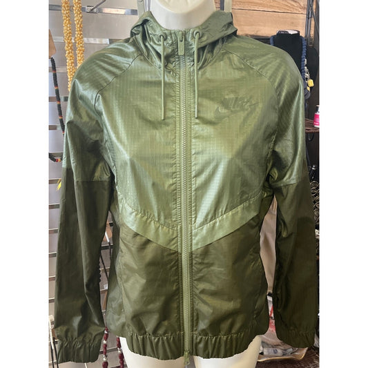 "Vintage Nike Women's Green Windbreaker Size XS Lightweight Jacket"