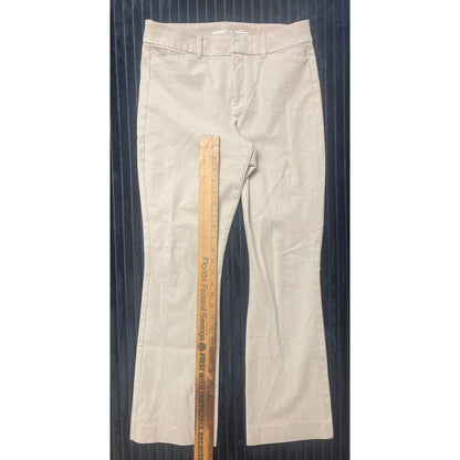 Old Navy Women's High Rise Flare Pants Sz 6 Nude Secret Smooth Pockets