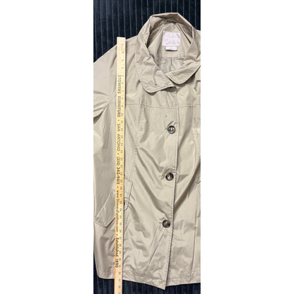 White Stag Women's Raincoat Button-Up Size 2XL Waterproof Lightweight