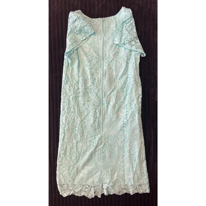 NWOT TEAL LACE MOMMY AND ME PLACE DRESS MEDIUM