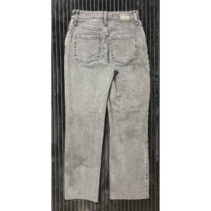 Hollister Women's Charcoal Grey Ultra High Rise Dad Jeans Size 2R W26R