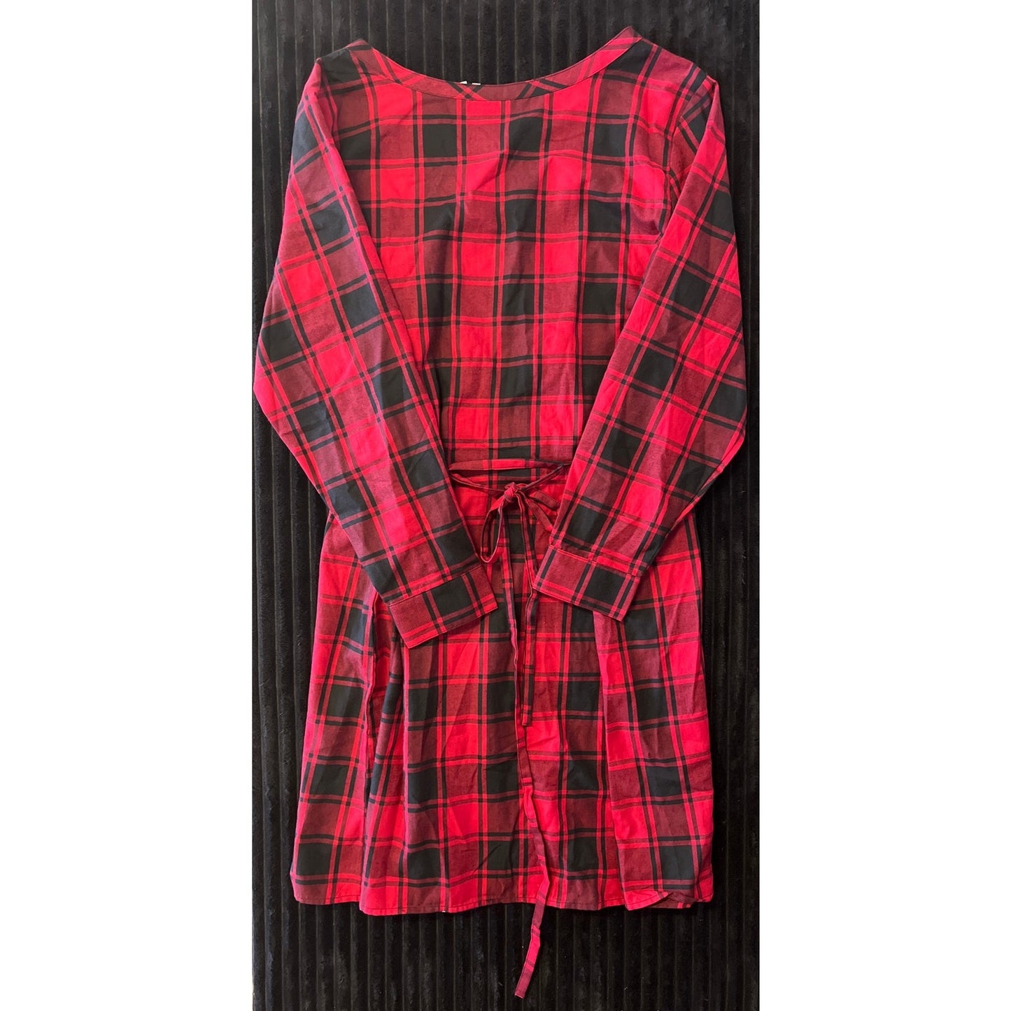 NWOT The Childrens pLace Womens Mommy and Me plaid Red Holiday Dress Size XL