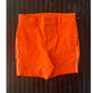 Janie and Jack Baby Boy Orange Dress Shorts Size 18-24M Snap Button Zipper