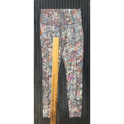 Lululemon Fast and Free Tight 11" 25" Size 4 Vitalize Multicolor