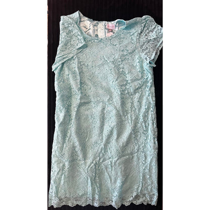 NWOT TEAL LACE MOMMY AND ME PLACE DRESS XXL