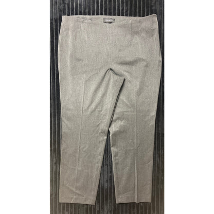 Talbots Women's Charcoal Grey Bi-Stretch Straight Leg Dress Pants Sz 16P
