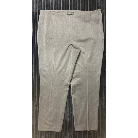 Talbots Women's Charcoal Grey Bi-Stretch Straight Leg Dress Pants Sz 16P