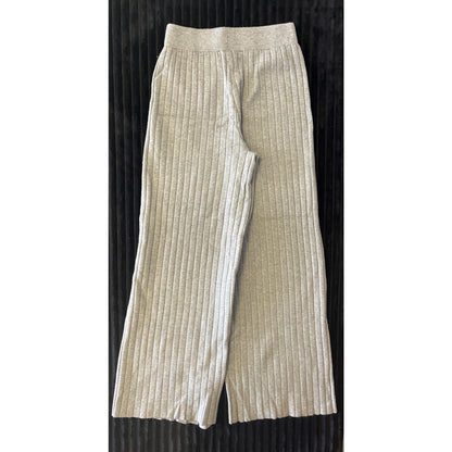Sincerely Jules Beige Sweater Pant Set Wide Leg Size Medium