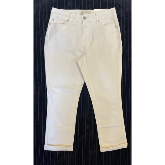 NWT Est. 1946 Denim Women's White Capris – Size 6