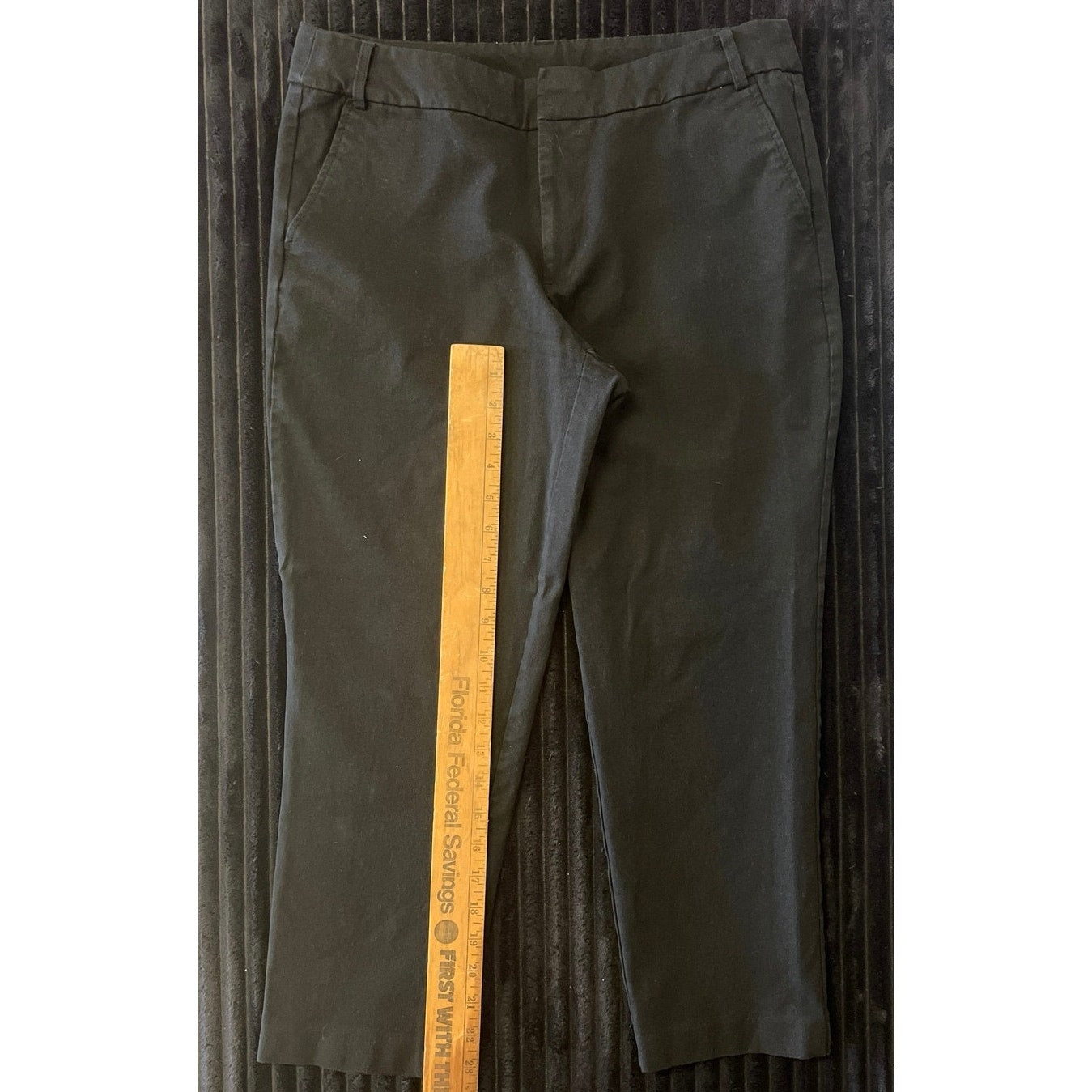 Time and Tru Women’s Black Dress Pants Size 12 Clasp Zipper Closure