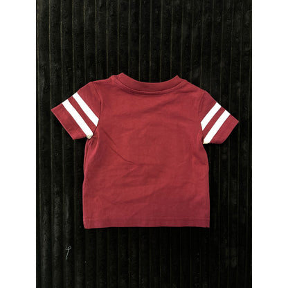 Janie and Jack Baby Boy Maroon Graphic Pull-Over T-Shirt 3-6M NWOT