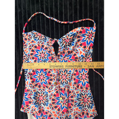 Old Navy Women's One-Piece Swimsuit Multicolor Mandala Print Size Small Beachwear