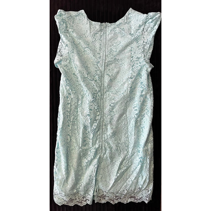 NWOT TEAL LACE MOMMY AND ME PLACE DRESS XXL