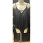 Shein Women's Black One-Piece Spaghetti Strap Cross-Front 4XL Swimsuit