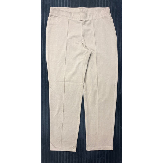 Cathy Daniels Women's Beige Pants Size Large Pull-On Stretch Waist
