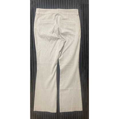 Old Navy Women's High Rise Flare Pants Sz 6 Light Gray Secret Smooth Pockets