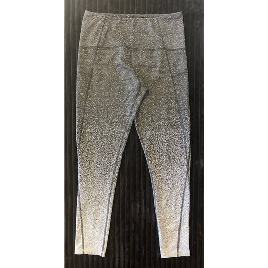 C9 by Champion Black Athletic Leggings with White Ombre Dots  Large Side Pockets