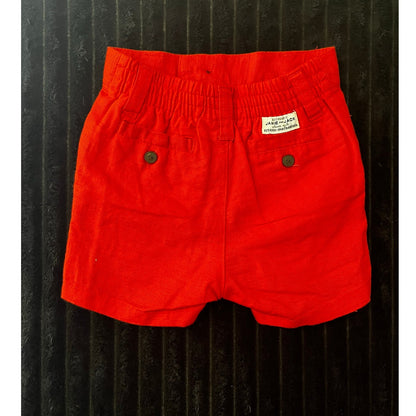 Janie and Jack Baby Boy Orange Dress Shorts 3-6M NWOT Classic Summer Shorts