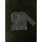 Janie and Jack Baby Boy Navy Blue Long Sleeve Pull-Over Dress Shirt 3-6M NWOT