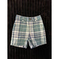 Janie and Jack Baby Boy Green Plaid Dress Shorts 6-12M Preppy Summer Outfit
