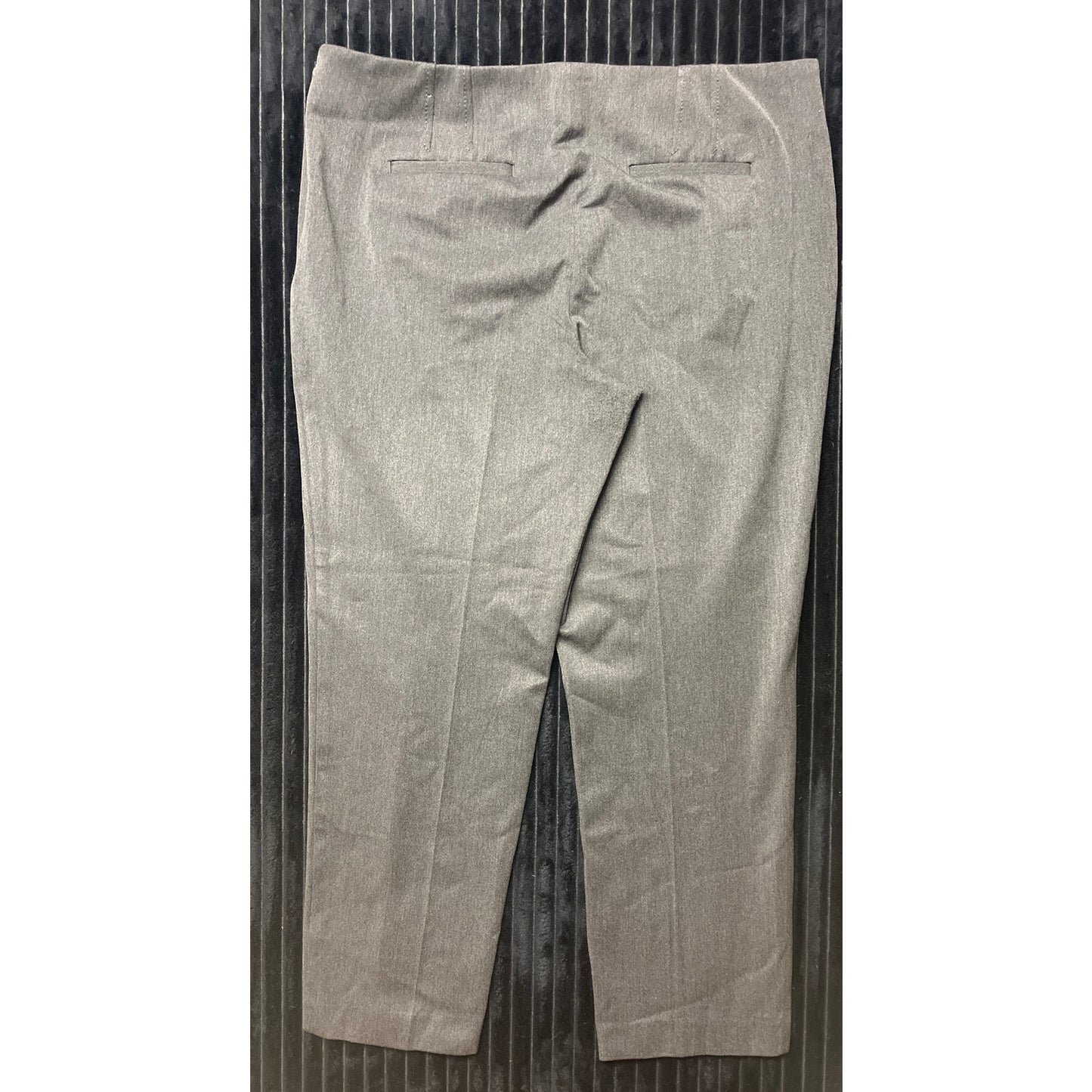 Talbots Women's Charcoal Grey Bi-Stretch Straight Leg Dress Pants Sz 16P