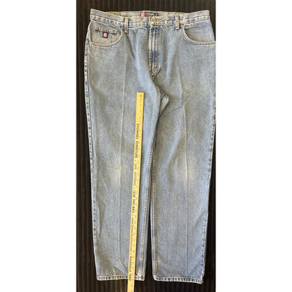 "Vintage Ralph Lauren Chaps Men’s Jeans Size 38x32 Medium Wash Blue Denim"